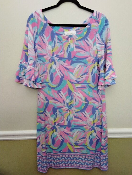 Pappagallo Dresses & Skirts - Pappagallo Vibrant Floral Shift Dress - Pink Multi Large